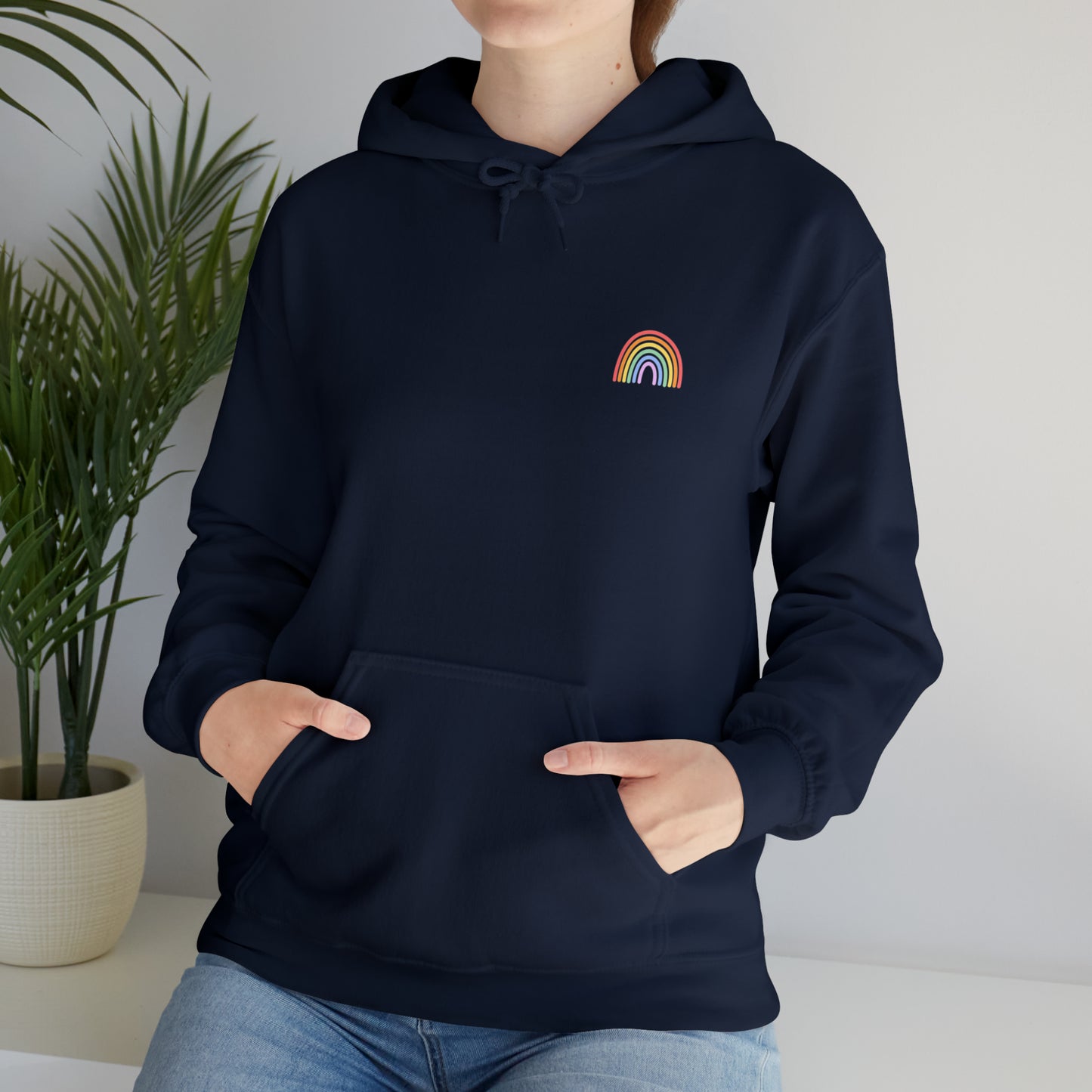 Rainbow Hooded Sweatshirt